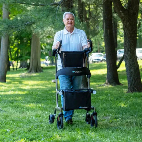 UPWalker® Premium Lite Foldable Rollator With Motion Sensor Lights