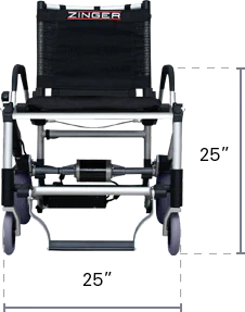 Journey Zinger® Folding Power Chair With Two-Handed Control